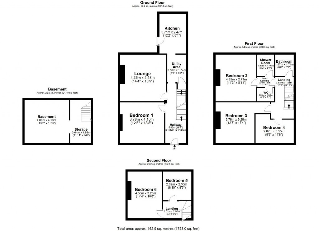 Floorplans For Christian Road, PRESTON PR1 8NB